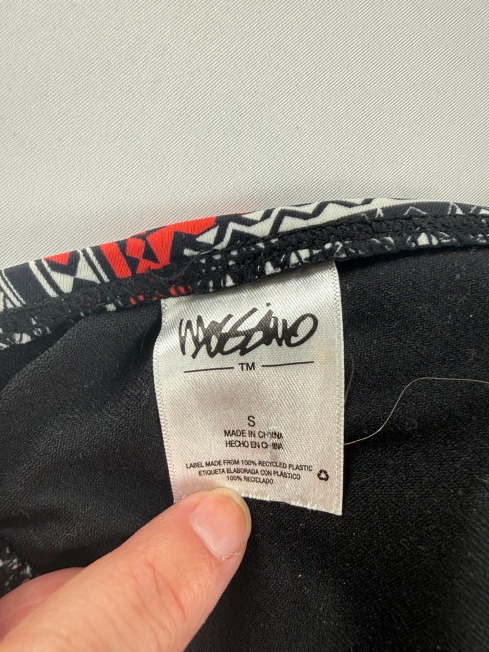 Mossimo Patterned Triangle String Bikini Top - Picture 3 of 4